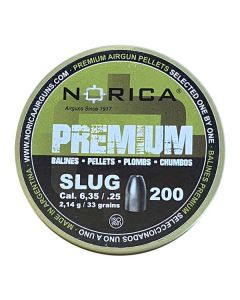 Balines Norica Slug Premium 6.35 de 33 gr.