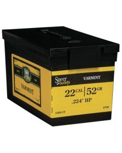 Puntas de bala SPEER Varmint HP - .224" - 52 grains (Pack 1000 uds)